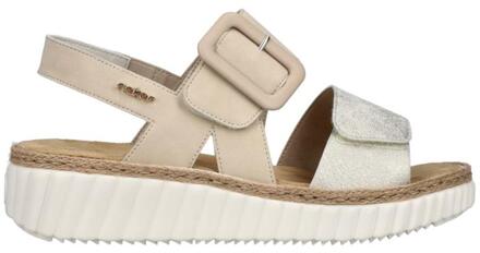 Sandalen beige Synthetisch - 37,38,39,40,41,42,43