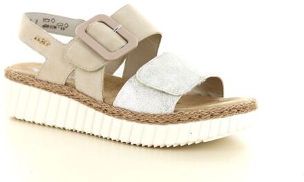 Sandalen beige Synthetisch - 37,38,39,40,41,42,43