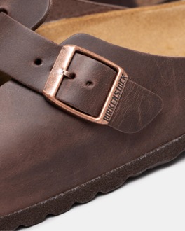 Sandalen Boston Geolied Leer Birkenstock , Brown , Heren - 38 Eu,42 Eu,39 Eu,45 Eu,41 Eu,40 Eu,37 Eu,36 EU