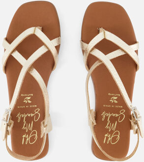 Sandalen goud Leer - 36,37,38,39,41,42