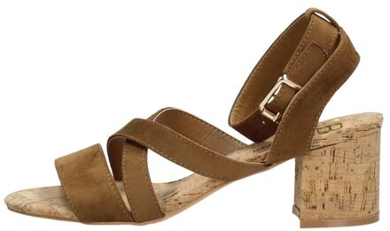 Sandalen Hak Cognac - 37