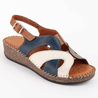 Sandalen Met Een Sleehak Leida Blauw - EU 38