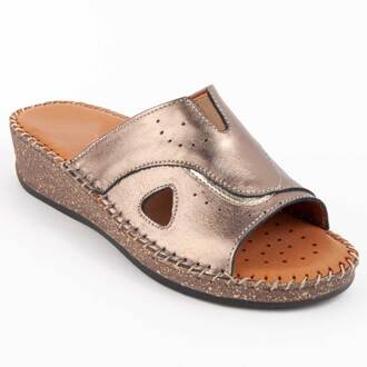 Sandalen Met Een Sleehak Leida3 Brons - EU 40