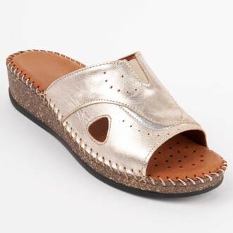 Sandalen Met Een Sleehak Leida3 Goud - EU 38