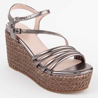Sandalen Met Een Sleehak Salia10 Grijs - EU 40