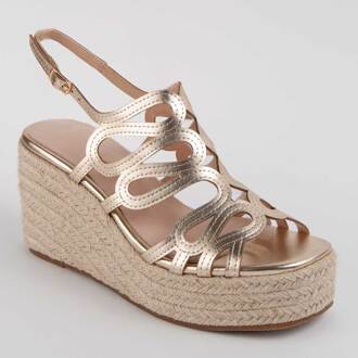 Sandalen Met Een Sleehak Salia2 Goud - maat