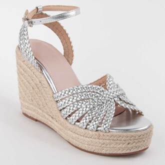 Sandalen Met Een Sleehak Salia3 Zilver - maat