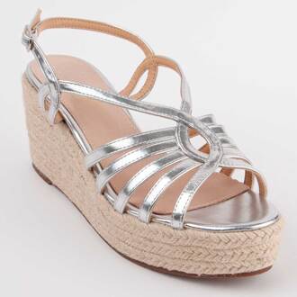 Sandalen Met Een Sleehak Salia6 Zilver - EU 40