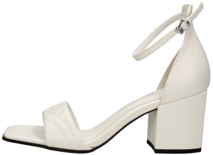 Sandalen met hak beige Synthetisch - 37,38,39,40