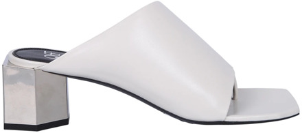 Sandalen met hoge hakken Off White , White , Dames - 38 Eu,36 EU