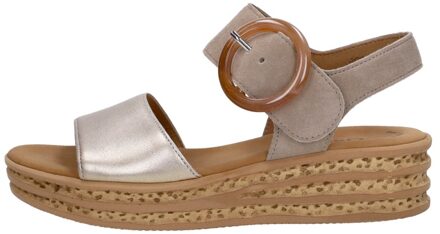 Sandalen Plat Beige - 39