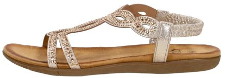 Sandalen Plat Goudkleur - 37