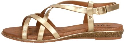 Sandalen Plat Goudkleur - 38