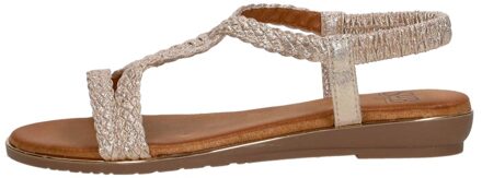 Sandalen Plat Goudkleur - 40