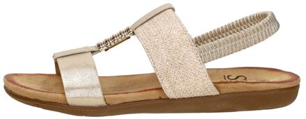 Sandalen Plat Goudkleur - 40