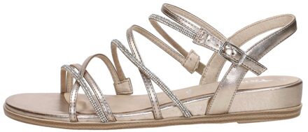 Sandalen Plat Goudkleur - 41