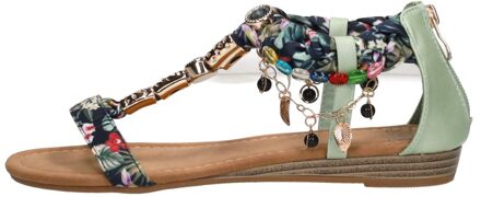 Sandalen Plat Groen - 37