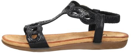 Sandalen Plat Zwart - 38