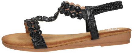 Sandalen Plat Zwart - 38