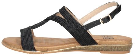 Sandalen Plat Zwart - 40
