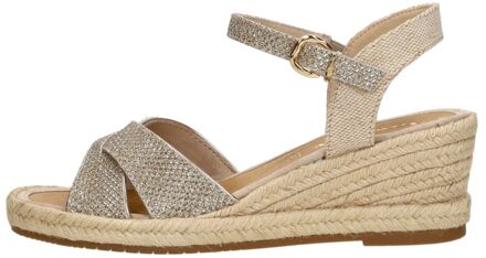 Sandalen Touwzool Goudkleur - 38