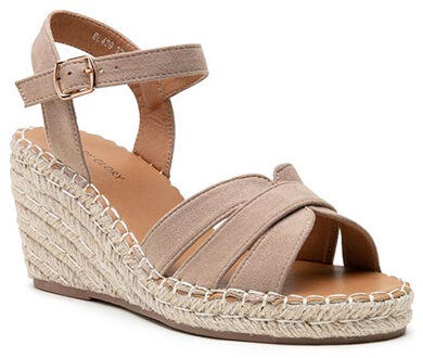 Sandalen Wedge Taupe taupe|bruin - 36