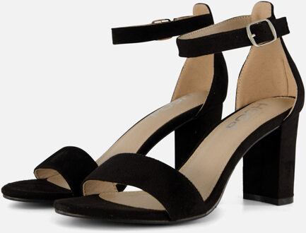 Sandalen zwart Textiel - 38,39,40,41,42