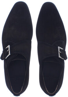 Sander classic gesp suede | heren | maat: | suede Bruin - 45