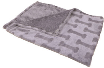 Sandham deken voor hond en kat grijs 100 x 150 cm