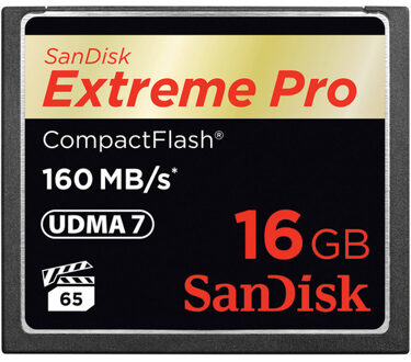 Sandisk 16GB Compact Flash Extreme Pro 160MB/sec