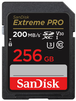 Sandisk 265GB SD Extreme Pro UHS-I U3 V30 200mb/s