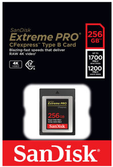 Sandisk CF Express Extreme Pro 256GB type B