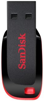 Sandisk Cruzer Blade 64GB USB-sticks Zwart