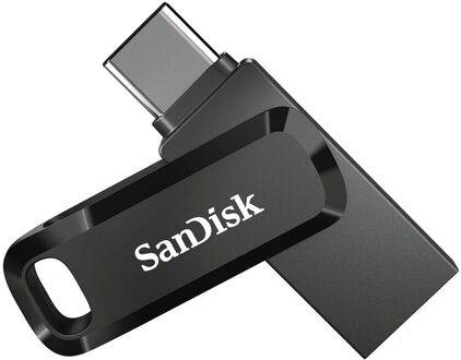 Sandisk Dual Drive Ultra 3.1 Go 64GB USB - USB C 150MB/s USB-sticks Zwart