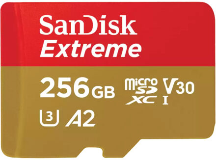 Sandisk Extreme microSDXC 256 GB Geheugenkaart
