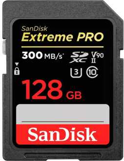 Sandisk Extreme PRO SDXC 128 GB Geheugenkaart