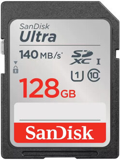 Sandisk Geheugenkaart Sandisk SDXC Ultra 128GB (140mb/s C10 UHS-I)