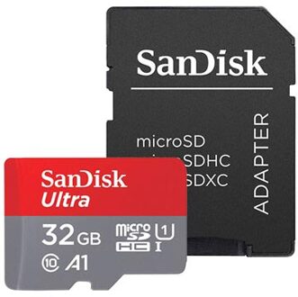 Sandisk MicroSD Class 10 Ultra 32GB Micro SD-kaart Grijs