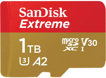 Sandisk MicroSDXC Extreme 1TB 190mb/s