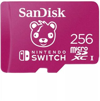 Sandisk MicroSDXC Extreme Gaming 256GB Nintendo licensed Fortnite Cuddle team Micro SD-kaart