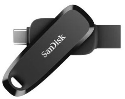 Sandisk Phone Drive 256GB USB-C/USB-A 3.2 Gen 1 100MB/s Telefonie accessoire Zwart