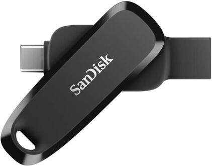 Sandisk Phone Drive 256GB USB-C/USB-A 3.2 Gen 1 100MB/s Telefonie accessoire Zwart