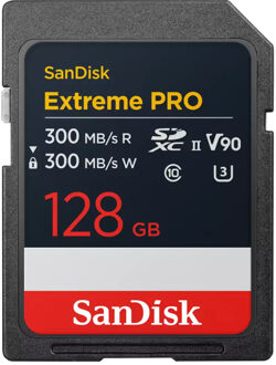 Sandisk SD Extreme Pro 128GB SD UHS-II (V90)