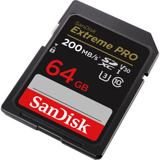 Sandisk SDXC Extreme Pro 64GB 200mb/s