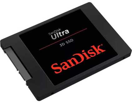 Sandisk Ultra 3D SSD, 500 GB SSD