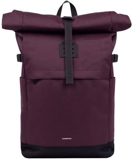 Sandqvist Icon Rolltop laptop laptop rugzak M cabernet Rood - H 60 x B 26 x D 12 cm