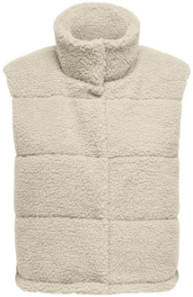 Sandra Teddy Waistcoat Life CC Only , Beige , Dames