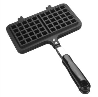 Sandwich Maker Dual Hoofd Huishouden Keuken Gas Non-stick Wafelijzer Pan Mould Mold Pers Plaat Bakken Tool hond