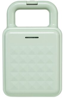 Sandwich Maker Multifunctionele Ontbijt Machine Compact Panini Pers Toast Grillen Omeletten Brood Pancake Maker Wafelijzer Licht Groen / EU