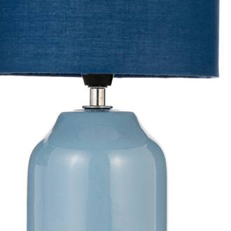 Sandy Glow tafellamp, blauw/blauw